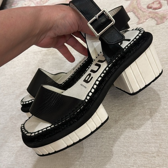 NWOT KANNA CIBELE SANDAL IN BLACK 8 ( 38) - Picture 17 of 17